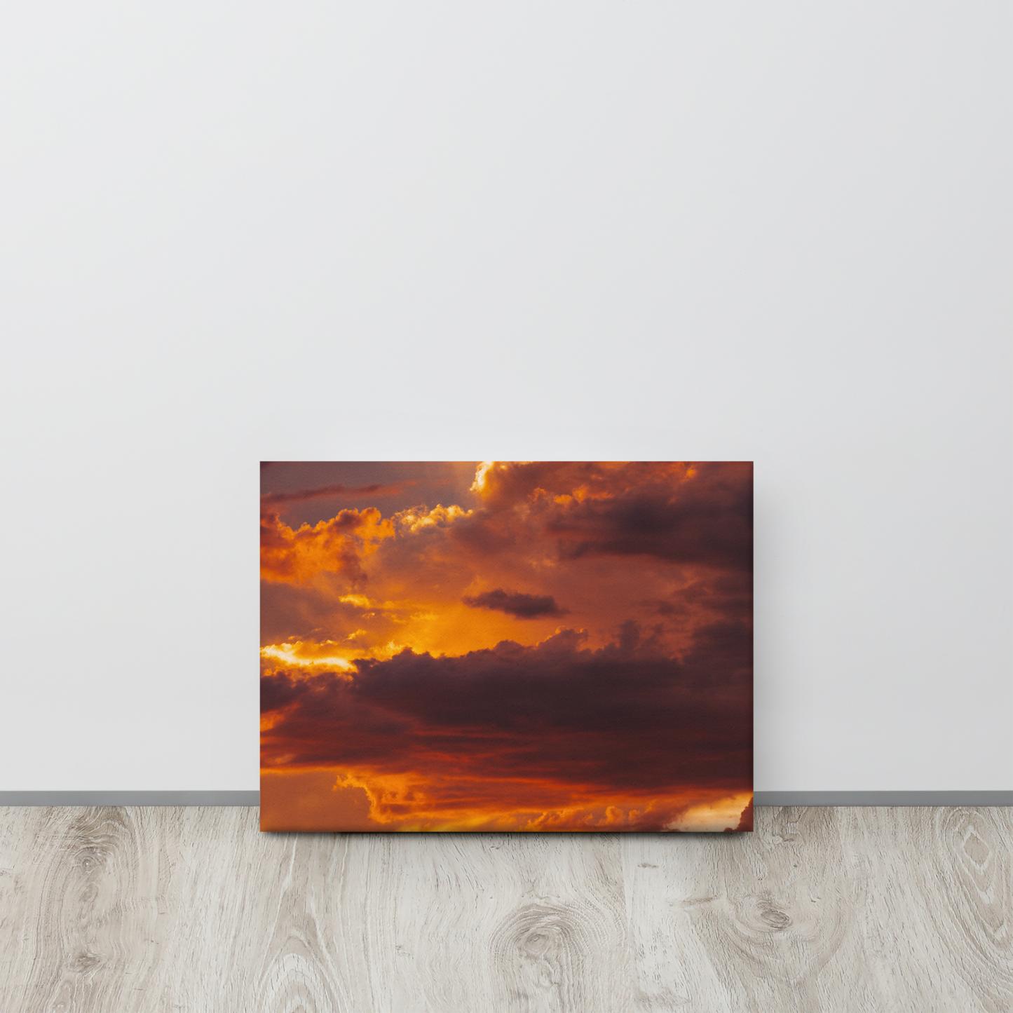 Monsoon Clouds Framed Canvas