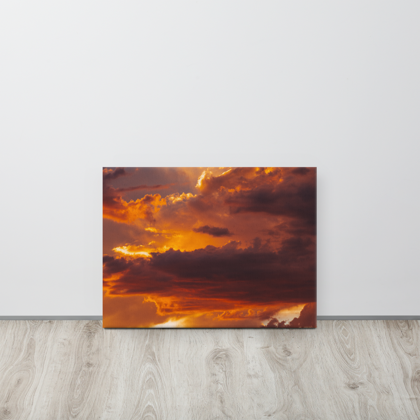 Monsoon Clouds Framed Canvas