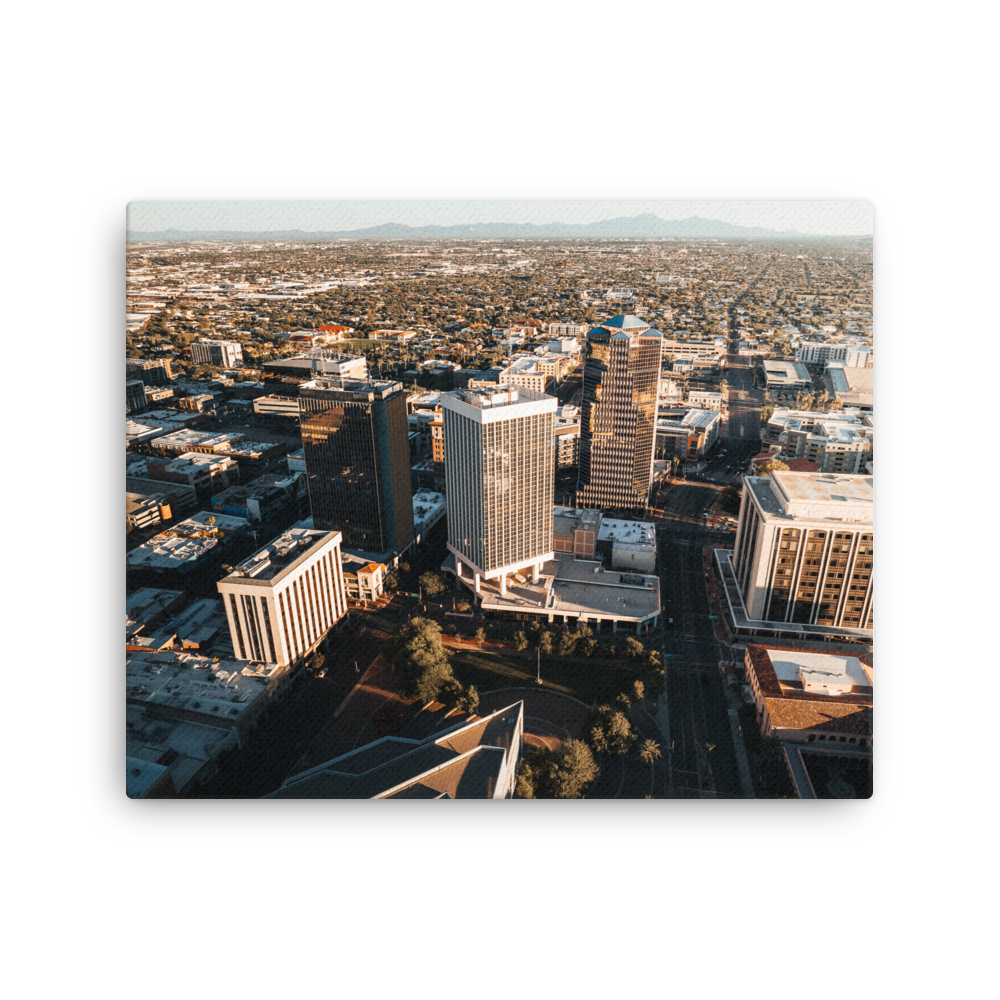 Downtown Tucson 6 Thin Framed Canvas