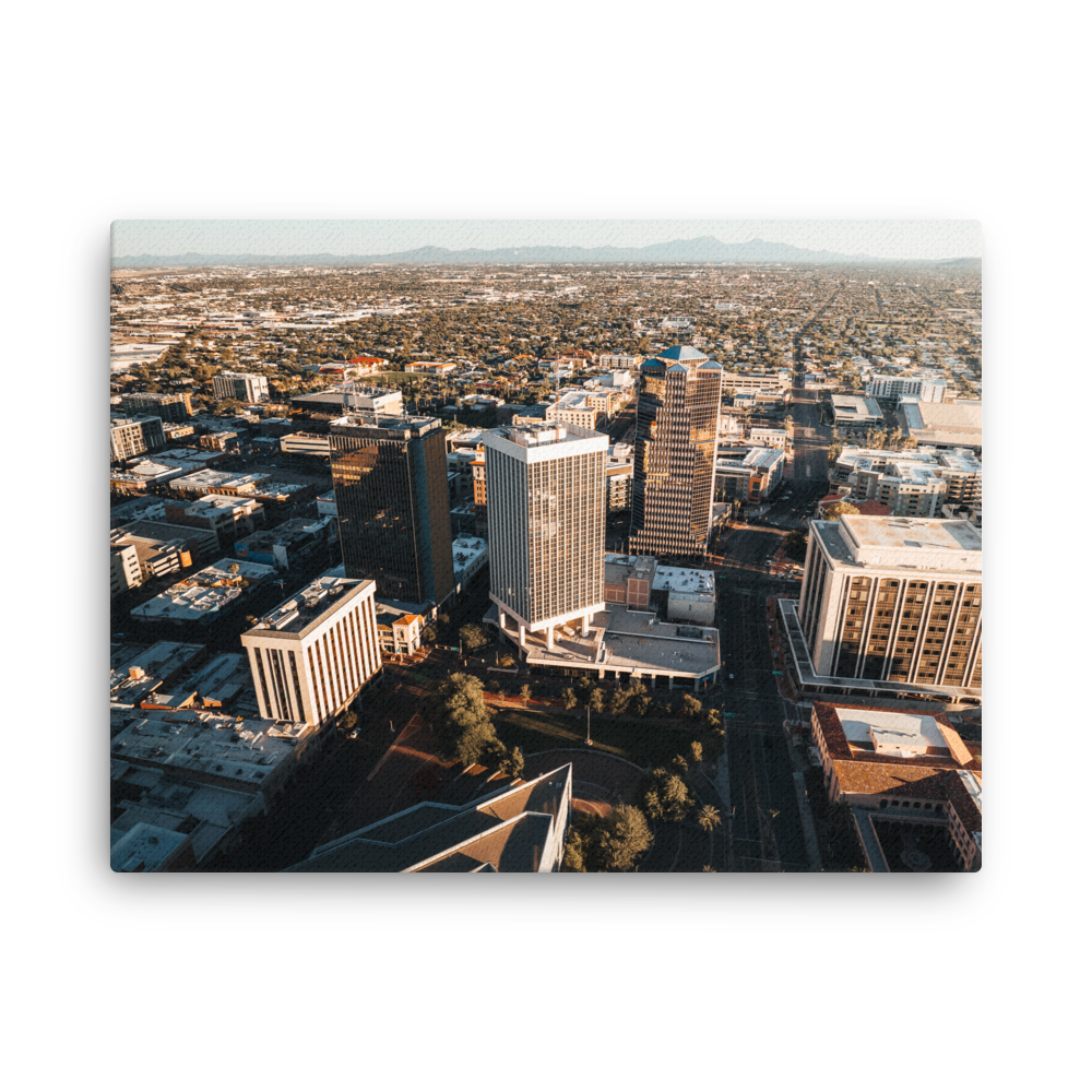 Downtown Tucson 6 Thin Framed Canvas