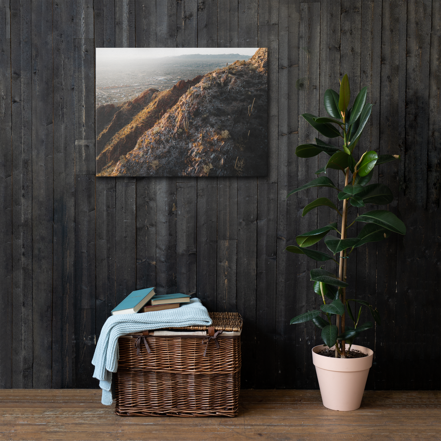 Desert 1 Thin Framed Canvas
