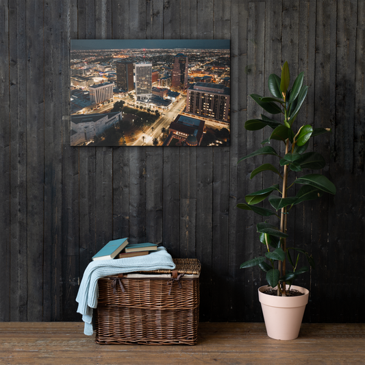 Downtown 3 Thin Framed Canvas