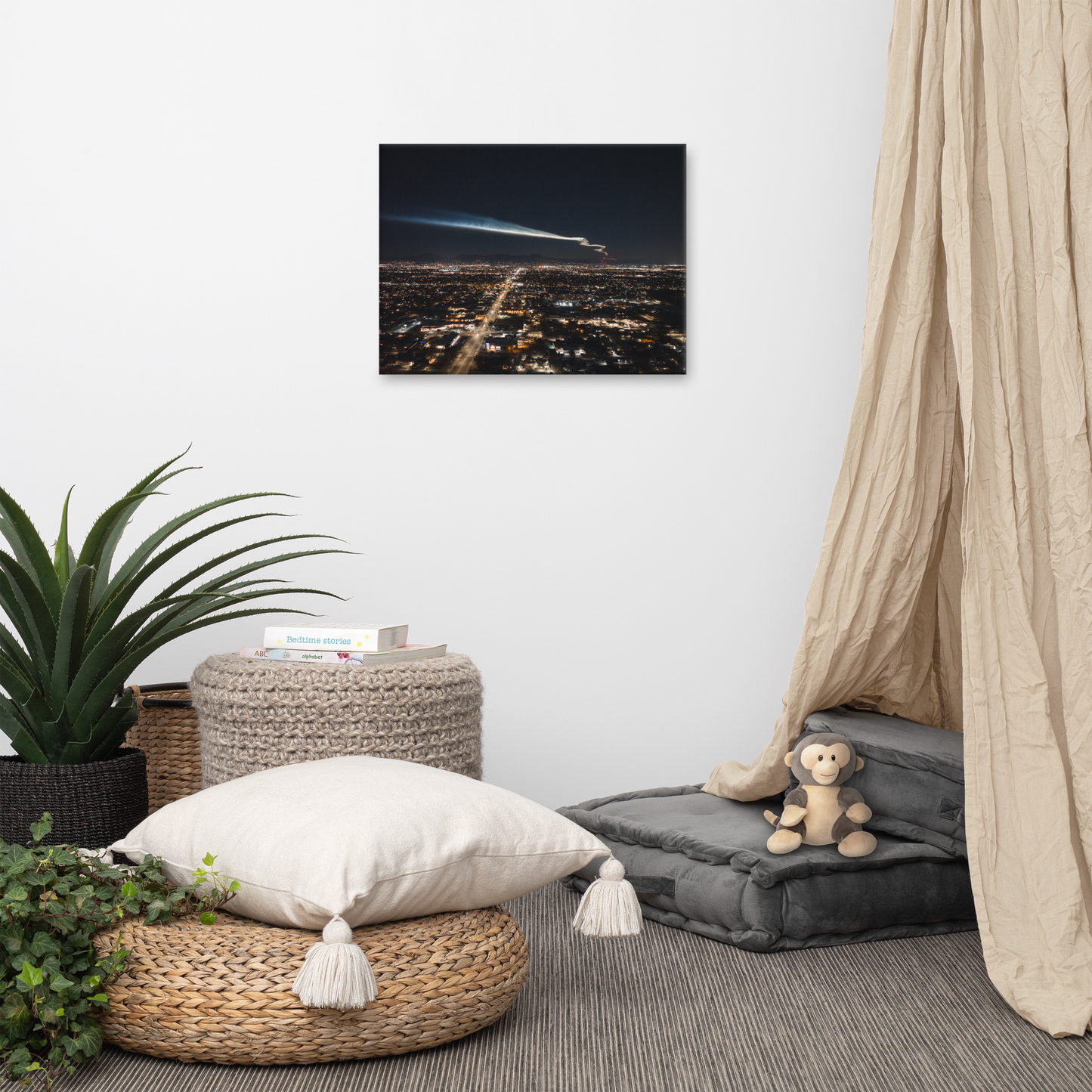 Space X Launch Tucson Framed Canvas