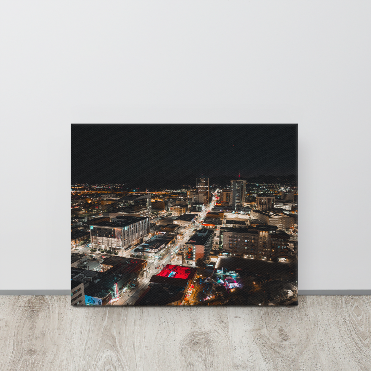 Downtown Tucson 2 Thin Framed Canvas