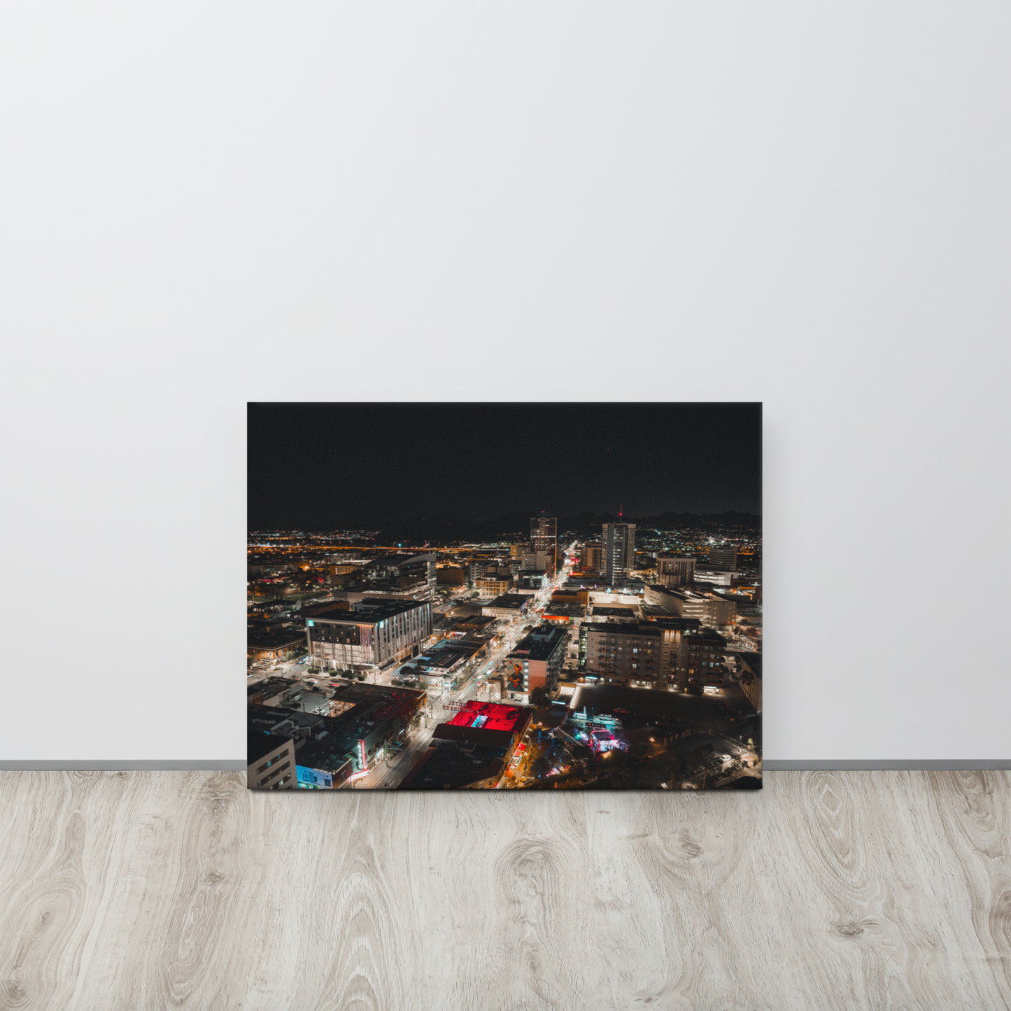 Downtown Tucson 2 Thin Framed Canvas