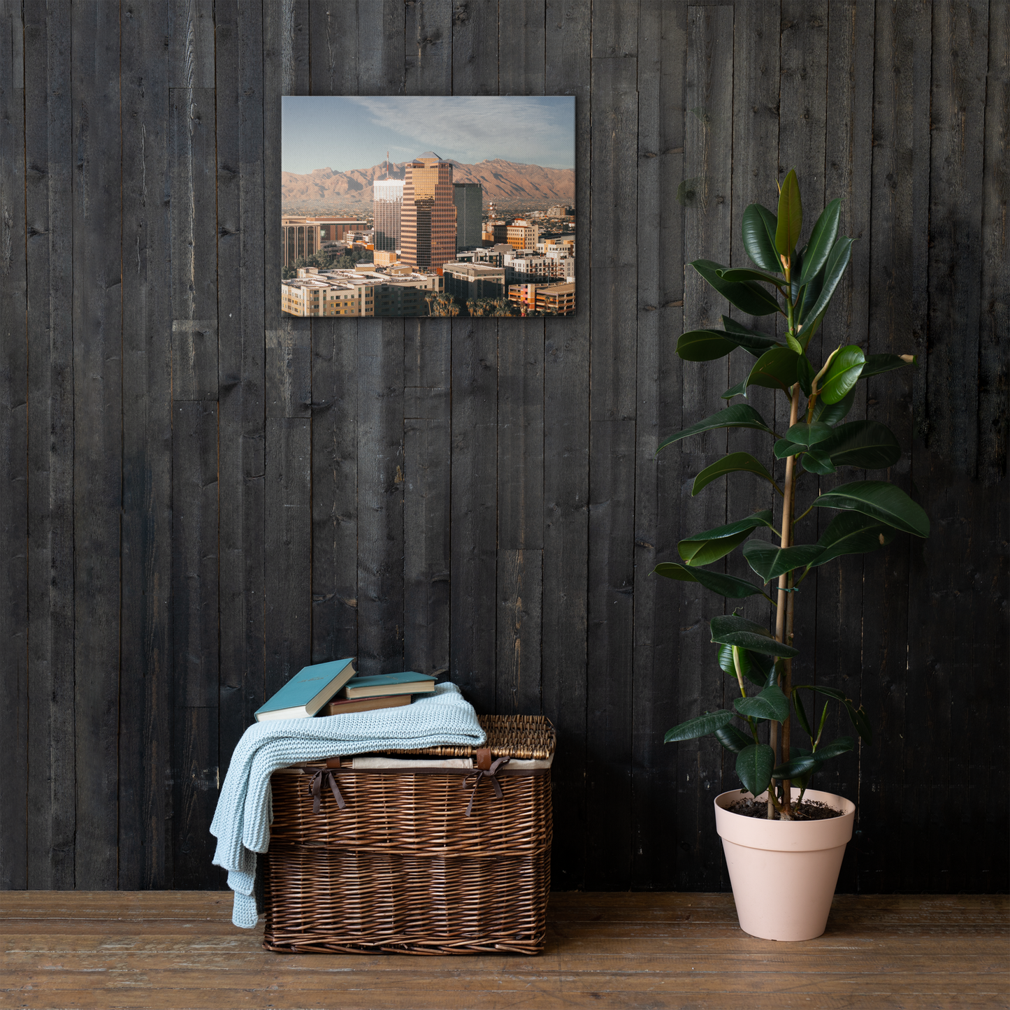 Downtown 7 Thin Framed Canvas