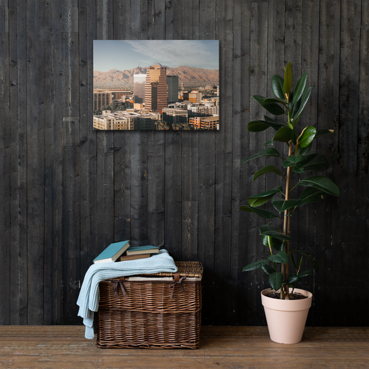Downtown 7 Thin Framed Canvas