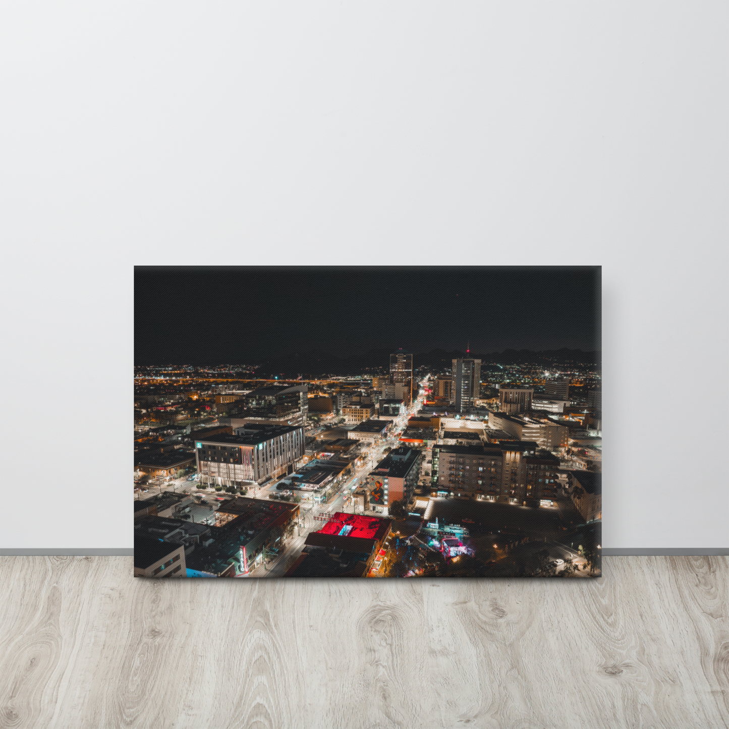 Downtown Tucson 2 Thin Framed Canvas